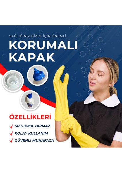 Wc Tuvalet ve Pisuvar Temizleyici 2 Adet x 750 ml