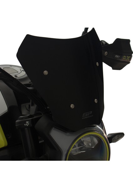 CF Moto 250 CL-X 2022-2024 Uyumlu Kısa Ön Cam Siyah - 27 cm