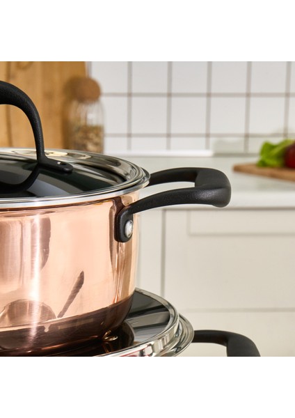 3ply Power Steel Copper 7 Parça Set Petekli