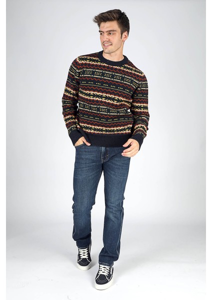 Mudeso Regular Fit Bisiklet Yaka Desenli Kazak Erkek Kazak 251 Lcm 241053 2501 fiyatları