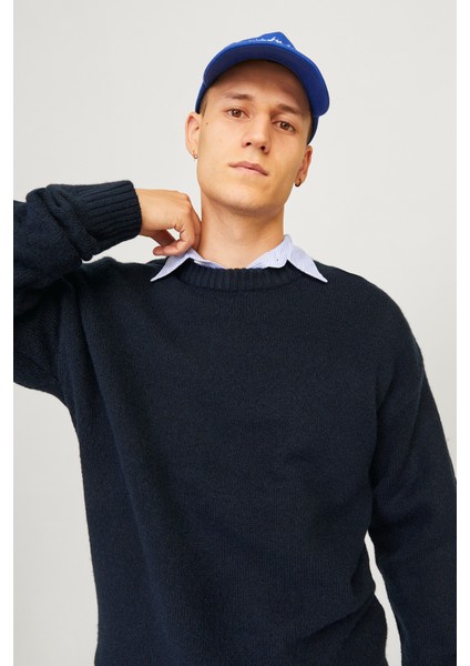 Originals Jorollie Yün Karışımlı Relaxed Fit Bisiklet Yaka Örme Kazak Erkek Kazak 12215468 modelleri