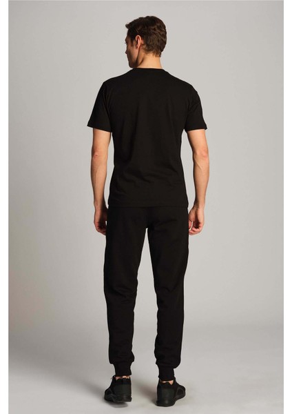 Ruck & Maul %100 Pamuklu Regular Fit Ribanalı Paça Eşofman Altı Erkek Eşofman Altı RMM151300007 23308