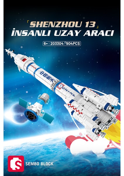 Long March 2f Uzay Aracı 904 Parça (203304)