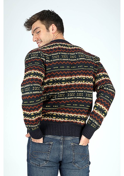 Mudeso Regular Fit Bisiklet Yaka Desenli Kazak Erkek Kazak 251 Lcm 241053 2501 indirimleri