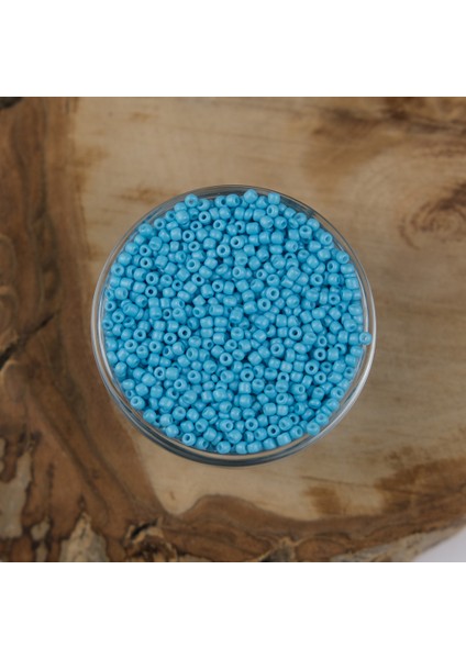 Abc Kum Boncuk Mavi 3 mm 500 Gram 8/0 - K43