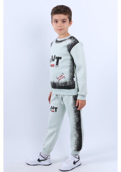 Erkek Çocuk 3 Iplik Eşofman Takımı Mnt Baskılı E18 fiyatları