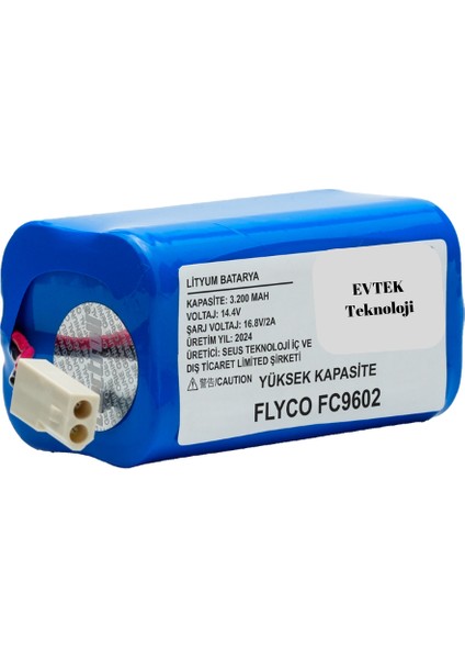 Flyco FC9602 3200MAH Robot Süpürge Bataryası