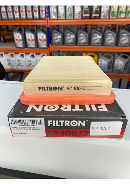 AP108/2 Hava Filtresi Hyundai Elantra (2001-2006) / Kia Cerato (2004--)