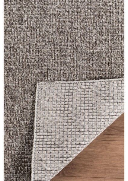 Natura Premium Kalite Kaymaz Tabanlı Doğal Yıkanabilir Kilim Oturma Odası Balkon Bahçe Mutfak Kilim BK-102 Bej 80X300 cm