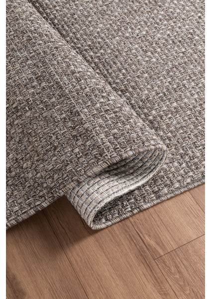 Natura Premium Kalite Kaymaz Tabanlı Doğal Yıkanabilir Kilim Oturma Odası Balkon Bahçe Mutfak Kilim BK-102 Bej 80X300 cm