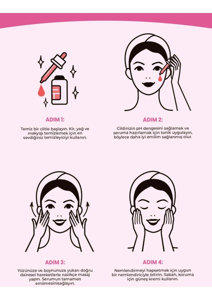 Aydınlatıcı Anti Aging Bakım Serumu Niacinamide + Retinol Kolajen 30 ml