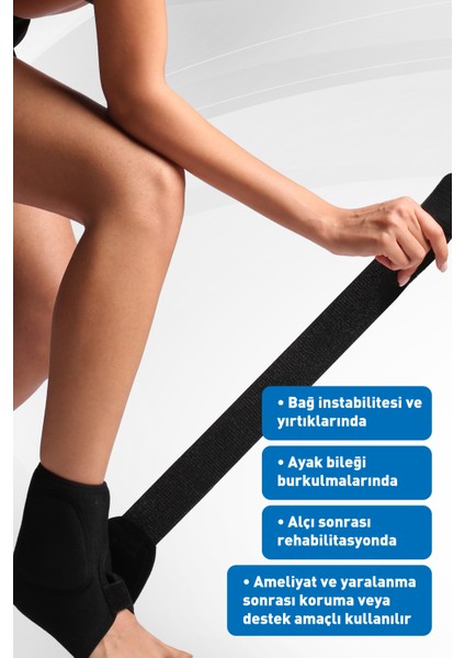 Ligament Destekli Ayak Bilekliği 8 Bandajlı Ayak Ağrısı, Odem , Bağ Yaralanma, Koruyucu Bileklik