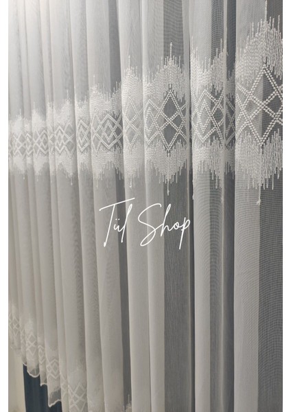 Ütü Istemez Profesyonel Dikim 079 Etek Titi Model 1/2 Seyrek Pileli Tül Perde indirimleri