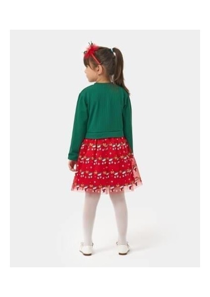 Kız Çocuk Tütülü Yılbaşı Elbisesi Taç Hediyeli fiyatları