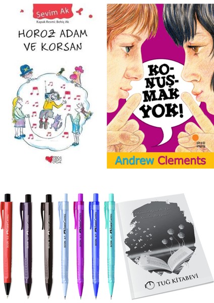 Konuşmak Yok! ve Horoz Adam ve Korsan 2'li Set + Hediyeli