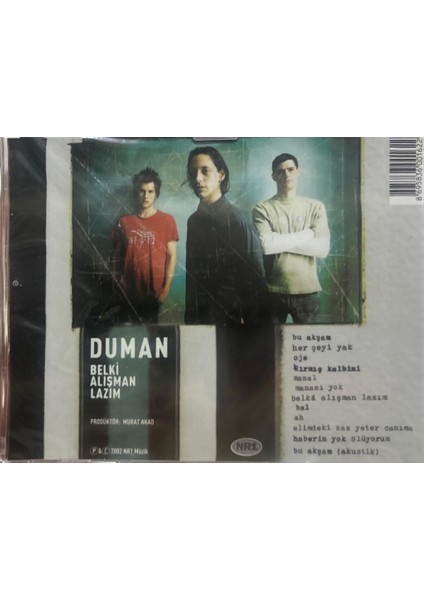 Duman ‎– Belki Alışman Lazım 2002 Baskı CD