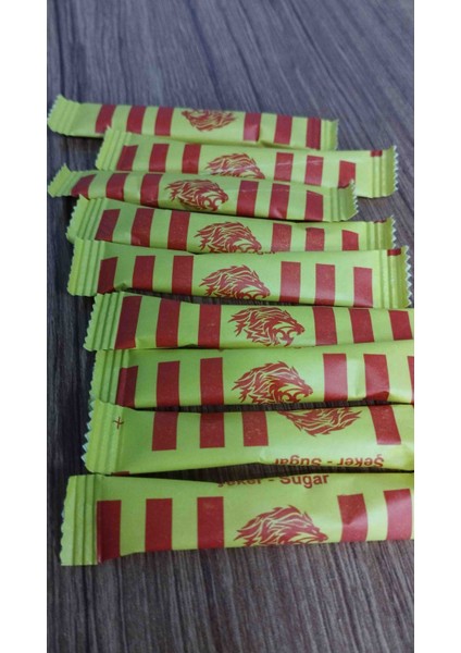 Aydopak Sarı Kırmızı Taraftar Stick Toz Şeker 3gr/ Ort 2000 Adet/ Net 6 kg