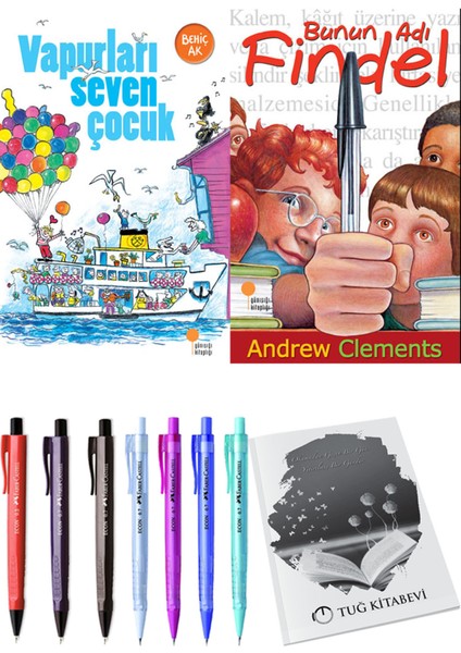 Bunun Adı Findel ve Vapurları Seven Çocuk 2'li Set + Hediyeli