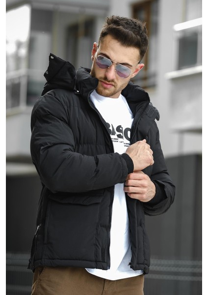 Edoardo Eteği Fermuar Detaylı Içi Polarlı Suya Dayanıklı Erkek Mont Kaban fiyatları