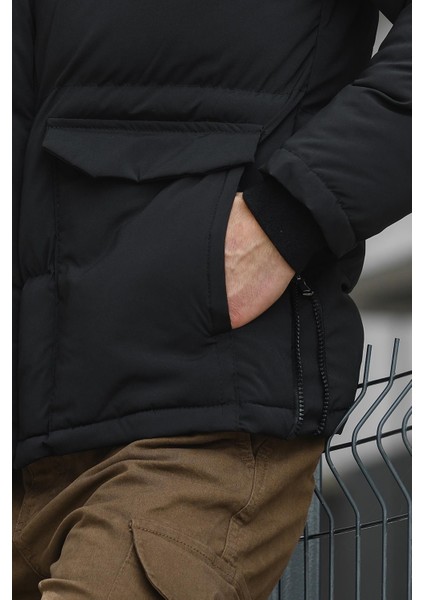 Edoardo Eteği Fermuar Detaylı Içi Polarlı Suya Dayanıklı Erkek Mont Kaban fırsatları