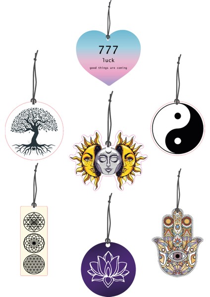 Bymeyla En Çok Sevilen 7'li Şanslı ve Ekonomik Seri Oto Kokusu ve Oto Aksesuarı