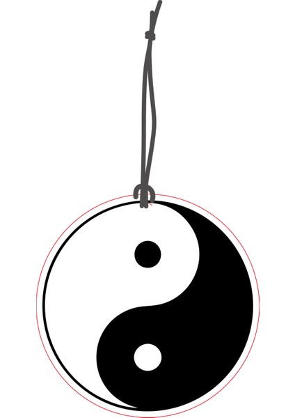 Bymeyla Yin Yang Görselli Oto Kokusu ve Oto Aksesuarı