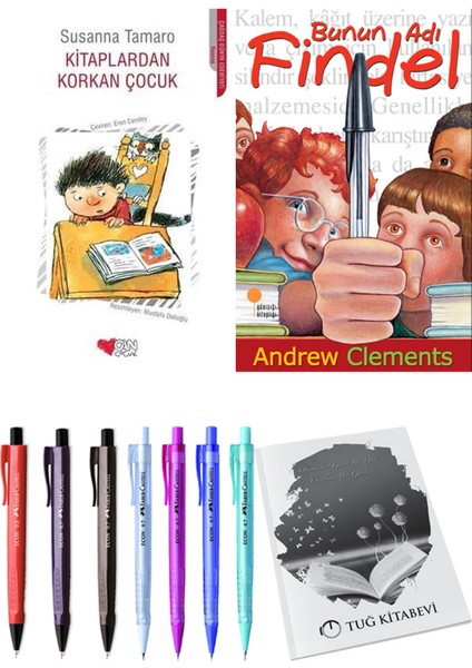 Bunun Adı Findel ve Kitaplardan Korkan Çocuk 2'li Set + Hediyeli