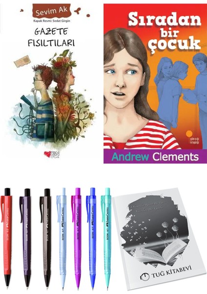 Sıradan Bir Çocuk ve Gazete Fısıltıları 2'li Set + Hediyeli