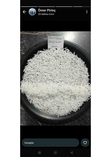 Zerrin Pirinç Uzun Taneli Yeni Mahsül 10 kg. Zarrin mehr