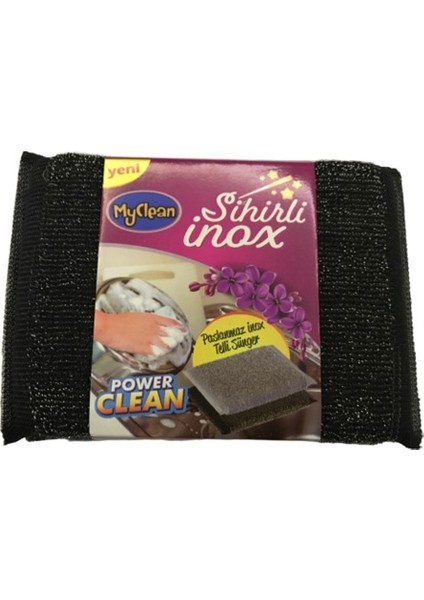 My Clean Sihirli Inox Paslanmaz Telli Sünger 2'li ROYALEKS-NRX-F1331