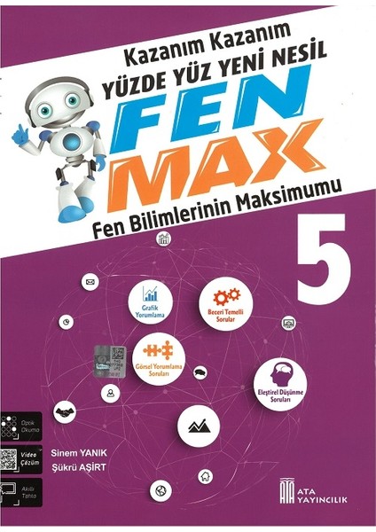 Ata 5.sınıf Türkçe-Matematik-Fen Bilimleri-Sosyal Bilgiler Max Seti+Rotring Kalem Seti Hediyeli