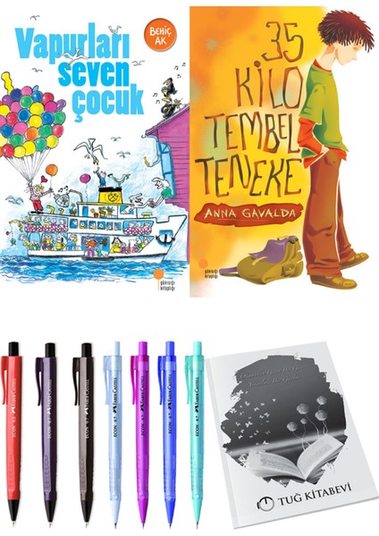 35 Kilo Tembel Teneke ve Vapurları Seven Çocuk 2'li Set + Hediyeli