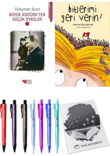 Bitlerimi Geri Verin! ve Büyük Atatürk'ten Küçük Öyküler 1 2'li Set + Hediyeli