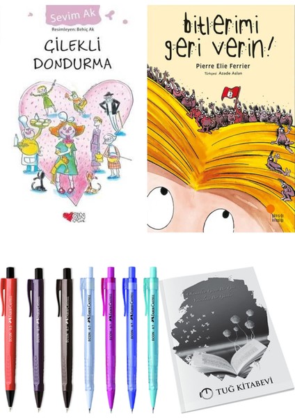 Bitlerimi Geri Verin! ve Çilekli Dondurma 2'li Set + Hediyeli
