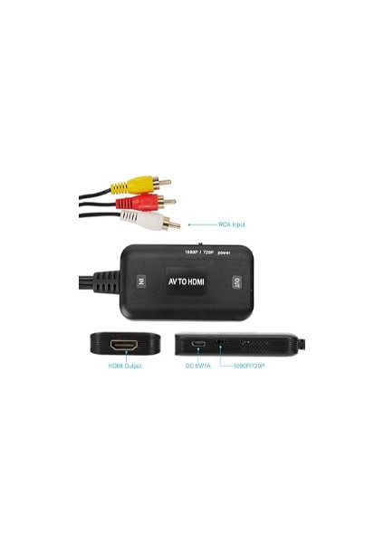 Av HDMI Çevirici Rca HDMI Çevirici