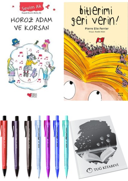 Bitlerimi Geri Verin! ve Horoz Adam ve Korsan 2'li Set + Hediyeli