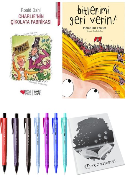 Bitlerimi Geri Verin! ve Charlie'nin Çikolata Fabrikası 2'li Set + Hediyeli