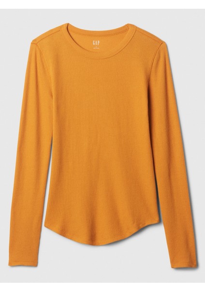 Kadın Sarı Waffle Örgü T-Shirt fiyatları