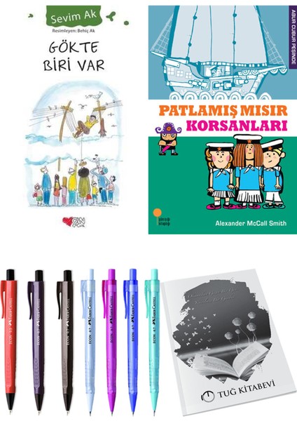 Patlamış Mısır Korsanları ve Gökte Biri Var 2'li Set + Hediyeli