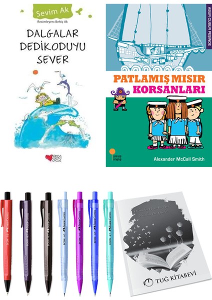 Patlamış Mısır Korsanları ve Dalgalar Dedikoduyu Sever 2'li Set + Hediyeli
