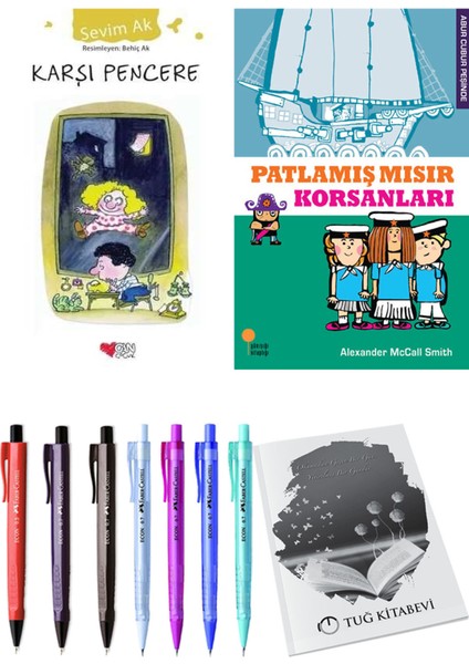 Patlamış Mısır Korsanları ve Karşı Pencere 2'li Set + Hediyeli