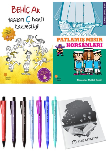 Patlamış Mısır Korsanları ve Yaşasın Ç Harfi Kardeşliği 2'li Set + Hediyeli