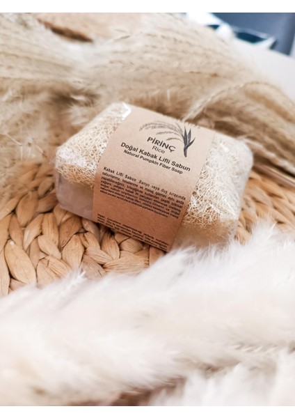 Doğal Kabak Lifli Pirinç Sabunu 120 gr fiyatları