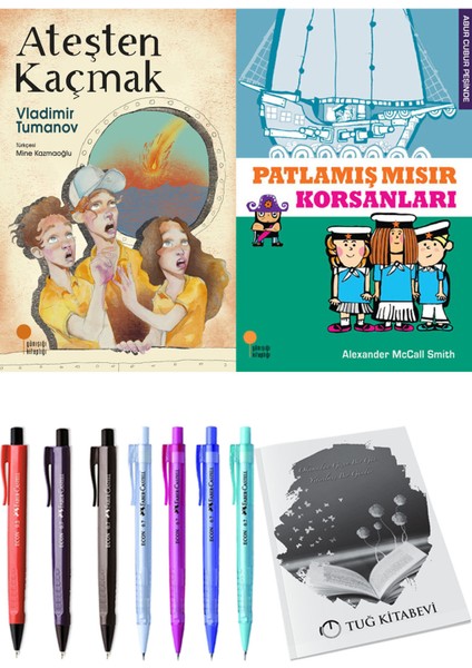 Patlamış Mısır Korsanları ve Ateşten Kaçmak 2'li Set + Hediyeli