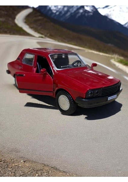 Metal Araba Çek Bırak Toros Bordo Sesli ve Işıklı ( 1/36 Ölçek )