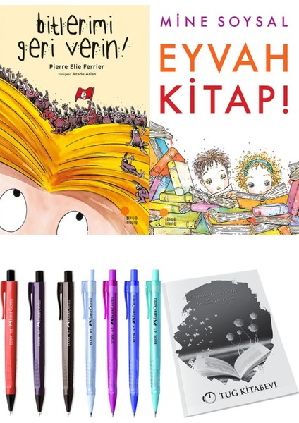 Eyvah Kitap! ve Bitlerimi Geri Verin! 2'li Set + Hediyeli