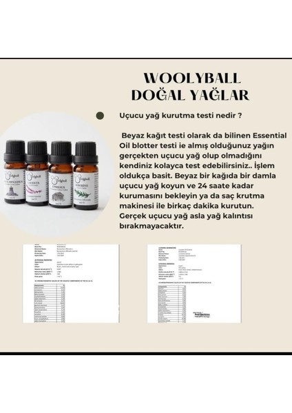 Woolyball Çamaşır Kurutma Makinası Için Uçucu Yağlar Seti 4 Adet 10 Ml.( 1 Adet Yün Kurutma Topu Xl Hediye) fiyatları