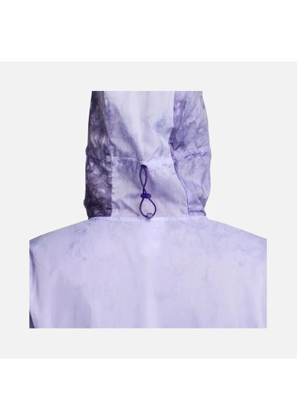 Trail Repel Running Water Repellent Full-Zip Hoodie Kadın Mor Spor Ceket FN6853-512 fiyatları