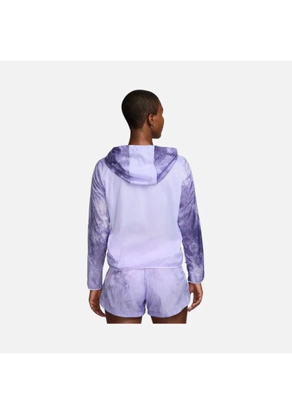 Trail Repel Running Water Repellent Full-Zip Hoodie Kadın Mor Spor Ceket FN6853-512 fırsatları