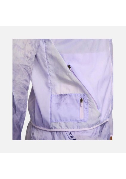 Trail Repel Running Water Repellent Full-Zip Hoodie Kadın Mor Spor Ceket FN6853-512 indirimleri